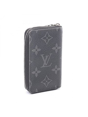 Louis Vuitton Louis Vuitton Zippy Coin Purse Vertical Monogram Eclipse Wallet - Men's Black M81662 (view 2)