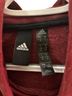 Adidas Burgundy Pullover Hoodie Size L - photo 2