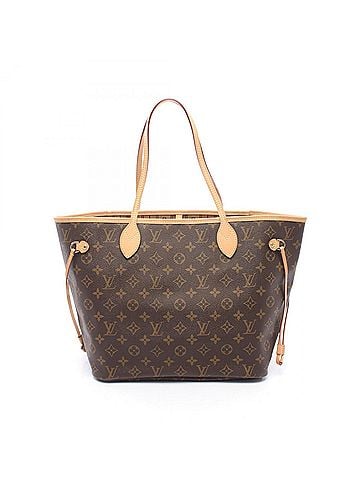 Louis Vuitton Louis Vuitton Neverfull MM Monogram Tote Bag Handbag, Coated Canvas Leather, Women's, Brown, M40156 (view 1)
