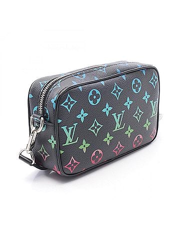 Louis Vuitton Louis Vuitton Trocadero Wearable Wallet Shoulder Bag Handbag Coated Canvas Leather Monogram Iridescent Men's Black Multicolor M13903 (view 2)