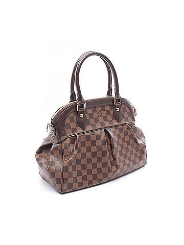 Louis Vuitton Louis Vuitton Trevi PM Damier Ebene 2-Way Handbag, Coated Canvas Leather, Women's, Brown, N51997 (view 2)