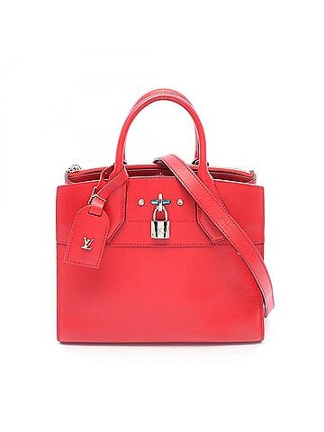 Louis Vuitton Louis Vuitton City Steamer PM Rouge Handbag, Leather, Women's, Red, M53029 (view 1)