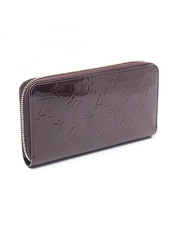Louis Vuitton Louis Vuitton Zippy Wallet Monogram Vernis Amarante Round Long Leather Women's Purple M93522 (view 2)