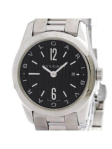 Bvlgari BVLGARI Solotempo Stainless Steel Quartz Ladies Watch ST30S Polished (view 1)