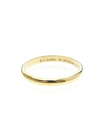Cartier Cartier 1895 Wedding Ring Yellow Gold (18K) Fashion No Stone Wedding Ring Gold (view 1)