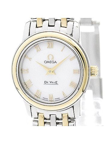 Omega OMEGA De Ville Prestige MOP 18K Gold Steel Quartz Ladies Watch 424.20.24.60.05.001 Polished (view 1)