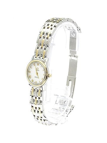 Omega OMEGA De Ville Prestige MOP 18K Gold Steel Quartz Ladies Watch 424.20.24.60.05.001 Polished (view 2)