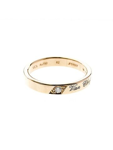 Van Cleef & Arpels Van Cleef & Arpels Toujours Signature Etoile Wedding Ring Pink Gold (18K) Fashion Diamond Band Ring Pink Gold (view 1)