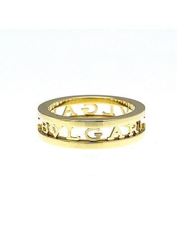 Bvlgari Bvlgari B.zero1 Logo Spiral Ring 359632 Yellow Gold (18K) Fashion No Stone Band Ring Gold (view 1)