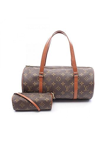 Louis Vuitton Louis Vuitton Papillon 30 Monogram (older model) handbag, coated canvas and leather, women's, brown, M51365 (view 1)