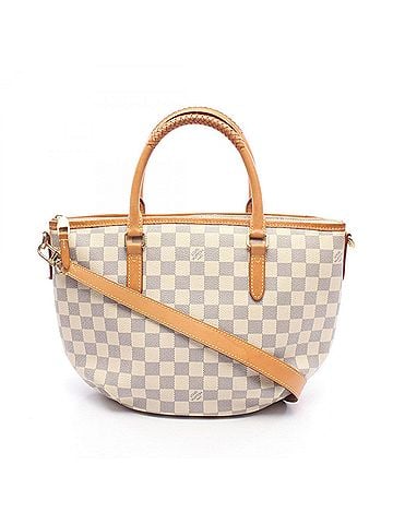 Louis Vuitton Louis Vuitton Riviera PM Damier Azur 2-Way Tote Bag/Handbag, Coated Canvas and Leather, Women's, White (N48250) (view 1)
