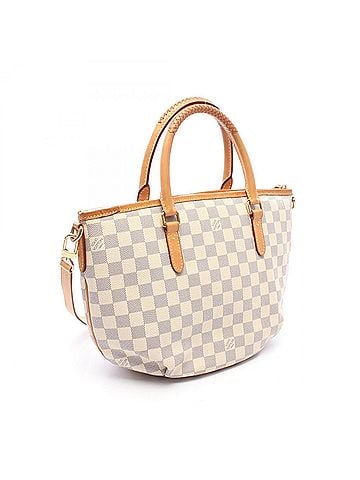Louis Vuitton Louis Vuitton Riviera PM Damier Azur 2-Way Tote Bag/Handbag, Coated Canvas and Leather, Women's, White (N48250) (view 2)
