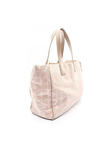 Chanel Chanel New Travel Line MM Tote Bag Handbag Leather Nylon Canvas Women's Pink A15991 (view 2)