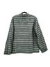 Easy Spirit Stripes Gray Coat Size L - photo 2