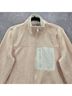 Macy's Solid Pink Fleece Size M - photo 3