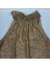J.Crew 84% Polyamide 15% Metallic Fiber 1% Elastane 100% Polyester Gold Sleeveless Blouse Size S - photo 6