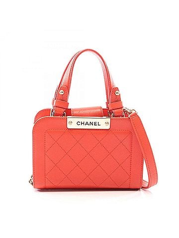 Chanel Chanel Matelassé 2-Way Shoulder Bag/Handbag, Leather, Women's, Red (view 1)