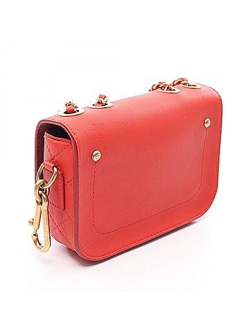 Chanel Chanel Matelassé Shoulder Bag/Handbag, Lambskin Leather, Women's, Red (view 2)