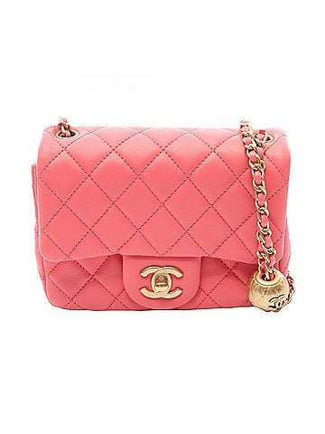 Chanel Chanel Matelassé Shoulder Bag/Handbag, Lambskin Leather, Women's, Pink (view 1)