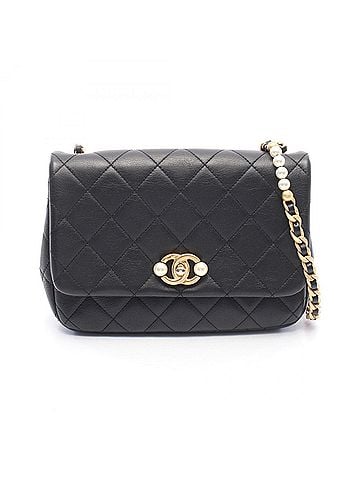 Chanel Chanel Matelassé Shoulder Bag/Handbag, Leather, Women's, Black, AS3000 (view 1)