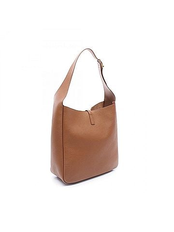 Saint Laurent Yves Saint Laurent Saint Laurent Paris LE 5 A 7 Soft Large Shoulder Bag Handbag Leather Women's Brown 850545AAAUQ2536 (view 2)