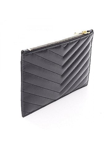 Saint Laurent Yves Saint Laurent Saint Laurent Paris Bill Pouch Monogram Small Handbag Leather Women's Black 584872 (view 2)