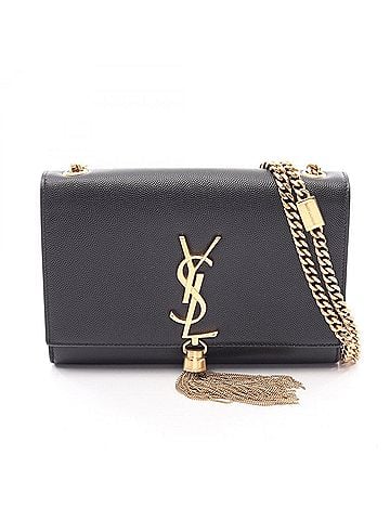Saint Laurent Yves Saint Laurent Saint Laurent Paris Kate Small Shoulder Bag/Handbag, Leather, Women's, Black, 474366BOW0J1000 (view 1)