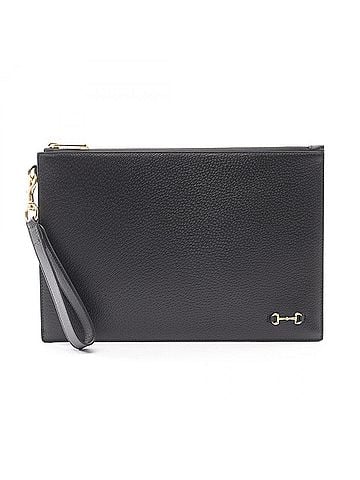 Gucci Gucci Horsebit Second Bag Clutch Handbag Leather Men's Women's Black 700524 (view 1)