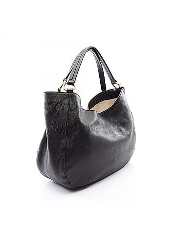 Gucci Gucci Interlocking G Shoulder Bag Handbag Leather Women's Black 309531 (view 2)
