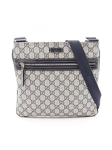 Gucci Gucci GG Supreme Shoulder Bag/Handbag, Coated Canvas, Women's, Beige/Navy, 295257 (view 1)