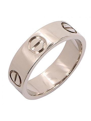 Cartier Cartier Love Ring, 18K White Gold (18KWG), Women's, Silver Tone, B4084700 (view 1)