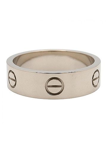 Cartier Cartier Love Ring, 18K White Gold (18KWG), Silver Tone, B4084700 (Men's/Women's) (view 2)