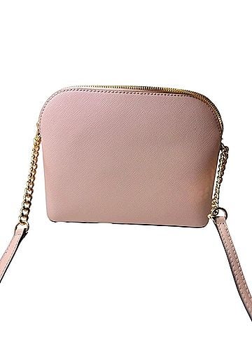 Michael Kors Dome Crossbody Leather Crossbody Bag (view 2)