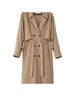 A.L.C. 100% Polyester Tan Trenchcoat Size 12 - photo 1