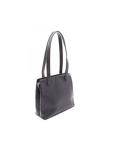 Chanel Chanel Matelassé Tote Bag/Handbag, Calfskin Leather, Women's, Brown (view 2)