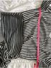 Alice + Olivia 100% Silk Stripes Black White Long Sleeve Blouse Size S - photo 7