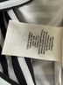 Alice + Olivia 100% Silk Stripes Black White Long Sleeve Blouse Size S - photo 5