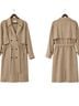 A.L.C. 100% Polyester Tan Trenchcoat Size 12 - photo 2