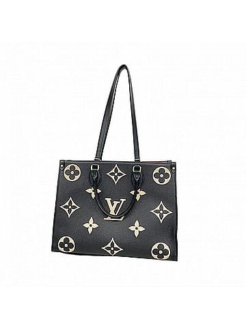 Louis Vuitton Louis Vuitton Monogram Empreinte Bicolor OnTheGo MM Tote Bag M45495 Black Beige 2-way bag for women P3052922 (view 1)