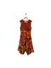 Travelsmith 100% Polyester 100% Polyester Print Multi Color Cocktail Dress Size M - photo 1