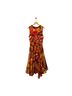 Travelsmith 100% Polyester 100% Polyester Print Multi Color Cocktail Dress Size M - photo 2