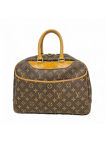 Louis Vuitton Louis Vuitton Monogram Deauville Handbag M47270 Brown Women's P3040611 (view 1)