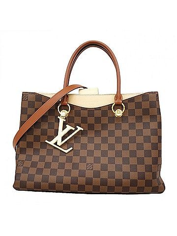 Louis Vuitton Louis Vuitton Damier LV Riverside Handbag N40135 Ebene Cream 2-way bag for women P3033587 (view 1)