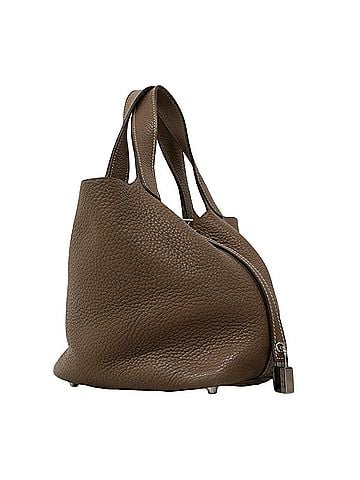 Hermès Hermes Picotin Lock PM handbag, Taurillon Clemence leather, Etoupe, ?N stamp, Ladies' P3027056 (view 2)