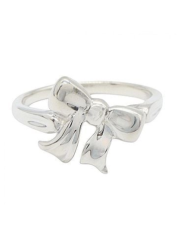 Tiffany & Co. Tiffany & Co. Ribbon Ring, Sterling Silver 925, Women's Tone (view 2)