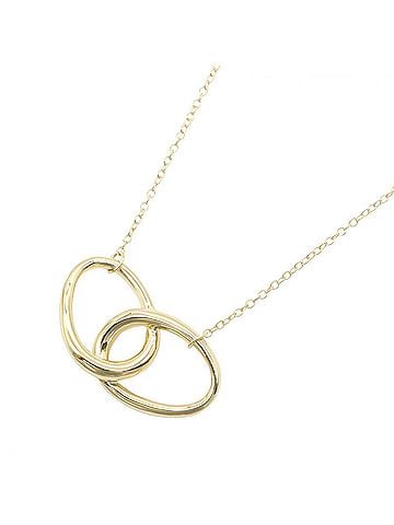 Tiffany & Co. Tiffany & Co. Double Loop Necklace, 18K (Yellow Gold), Women's Jewelry, Gold Tone (view 1)
