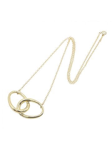 Tiffany & Co. Tiffany & Co. Double Loop Necklace, 18K (Yellow Gold), Women's Jewelry, Gold Tone (view 2)