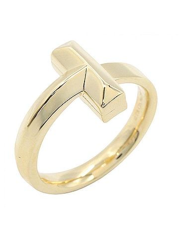 Tiffany & Co. Tiffany & Co. T One Ring - 18K (Yellow Gold) Men's Women's Gold Tone (view 1)