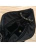 DKNY 100% Leather Solid Black Gold Tote One size - photo 5
