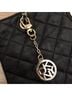 DKNY 100% Leather Solid Black Gold Tote One size - photo 6